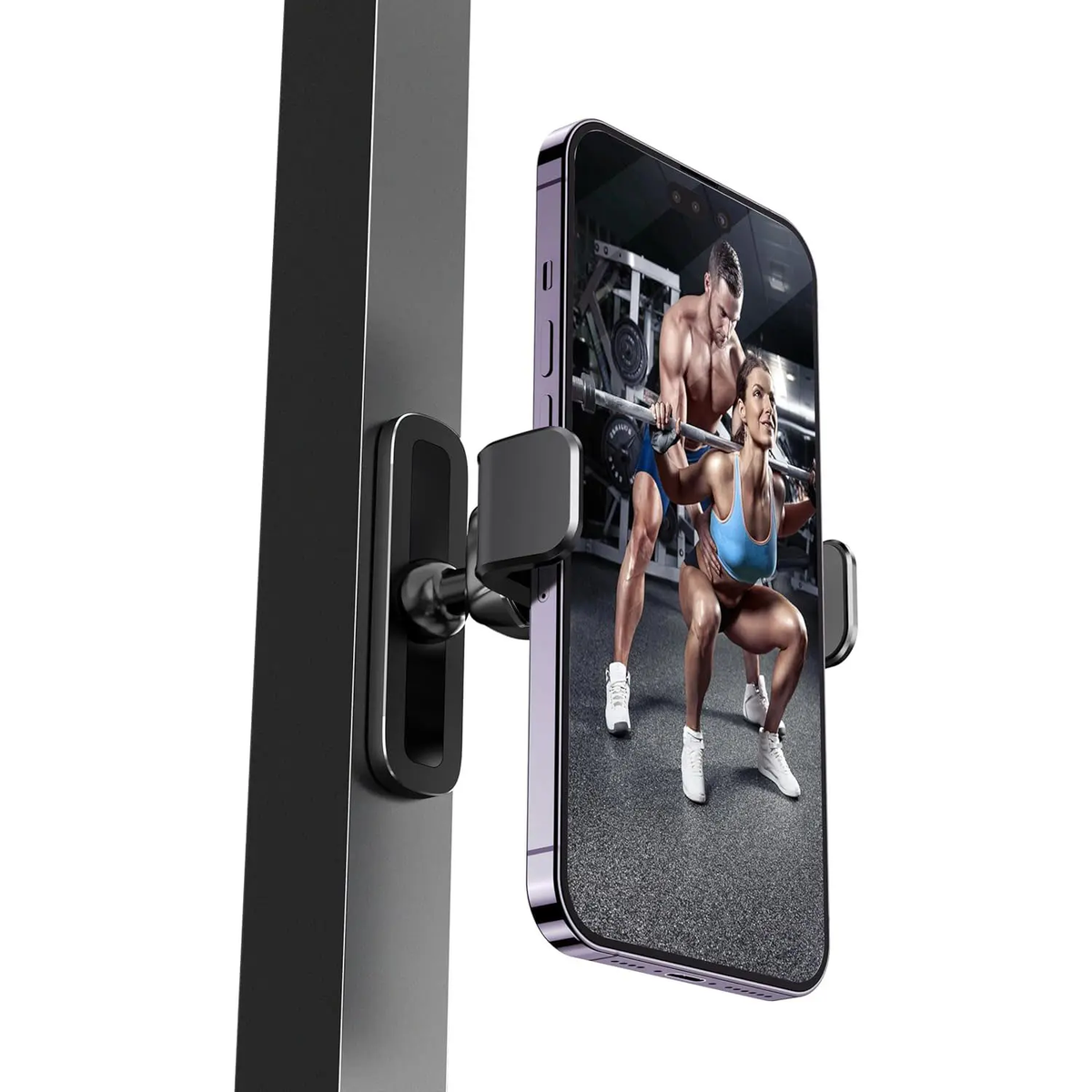 A2C 360° Adjustable Magnetic Phone Holder for Sports - Strong Portable Mount for Workouts, Golf, Tennis, and Basketball