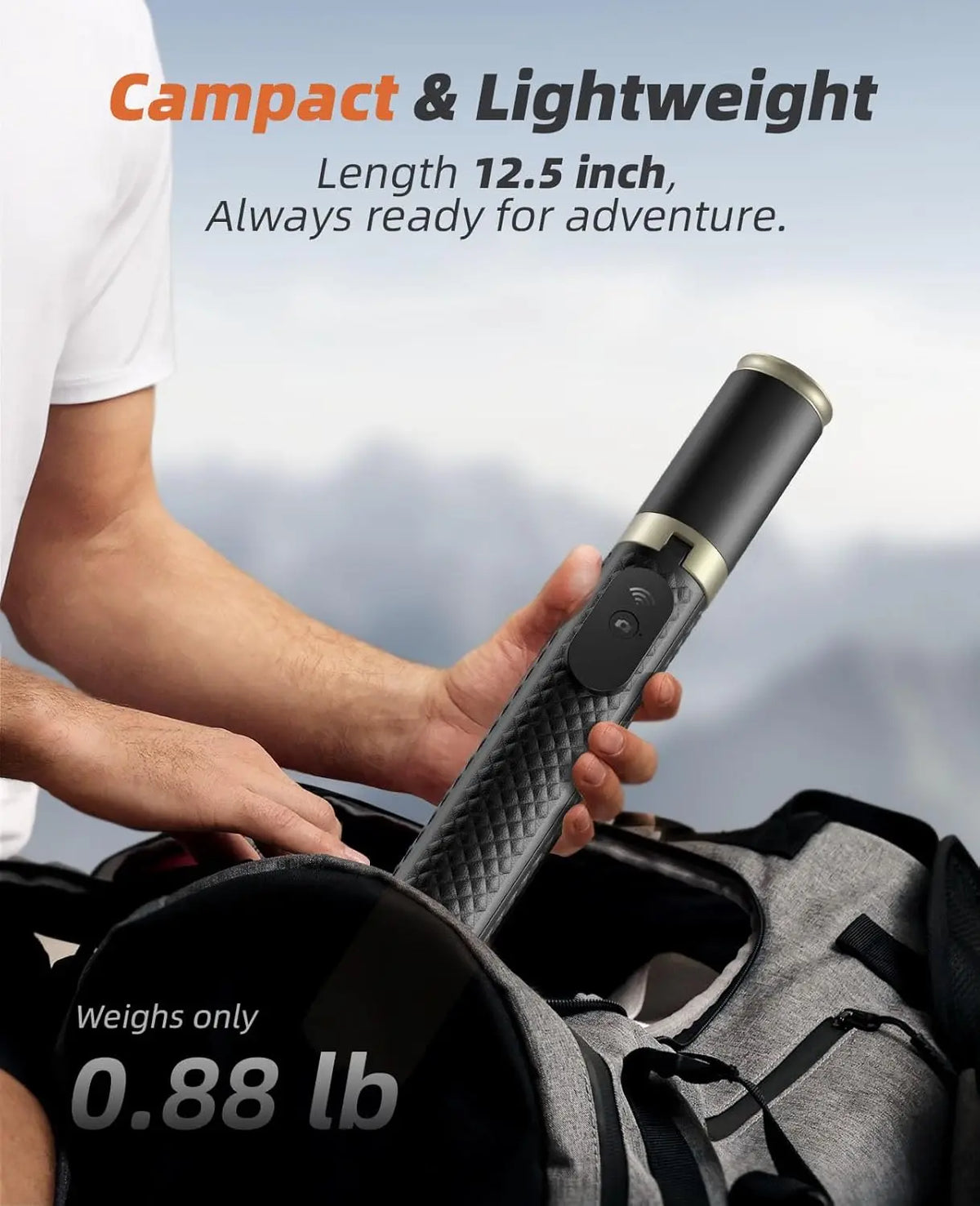 62-Inch Portable Phone Tripod and Selfie Stick with Remote Control, Lightweight and Extendable Stand for iPhone and Android, Ideal for Video Recording and Vlogging