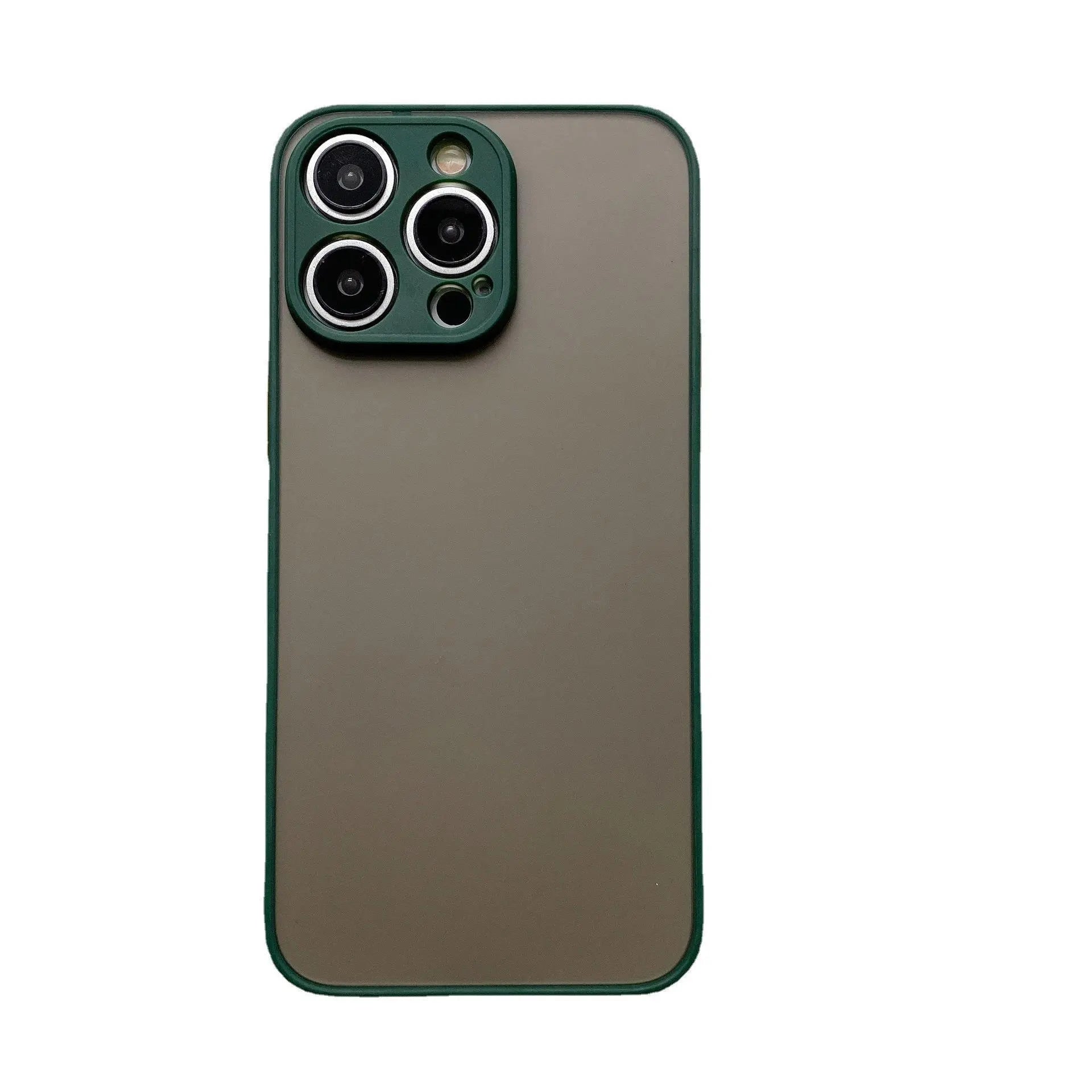 Shockproof Silicone Phone Case - Minimalist Design for iPhone, 1 Count, Ideal Phone Accessory Gift