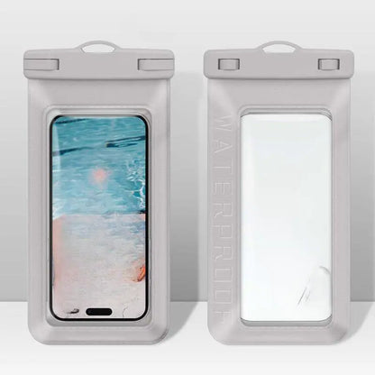 Universal Waterproof Phone Bag with Lanyard - Large Capacity Transparent Case for Swimming, Beach, and Pool Use
