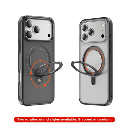 MAGIC JOHN 360 Degrees Rotating Magnetic Stand Phone Case for Iphone and Samsung