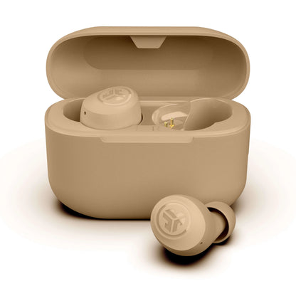 JLab GO Tones+ True Wireless Bluetooth Earbuds - 35+ Hours Playtime, Customizable EQ, Fast Charging, Integrated Cable, Touch Controls