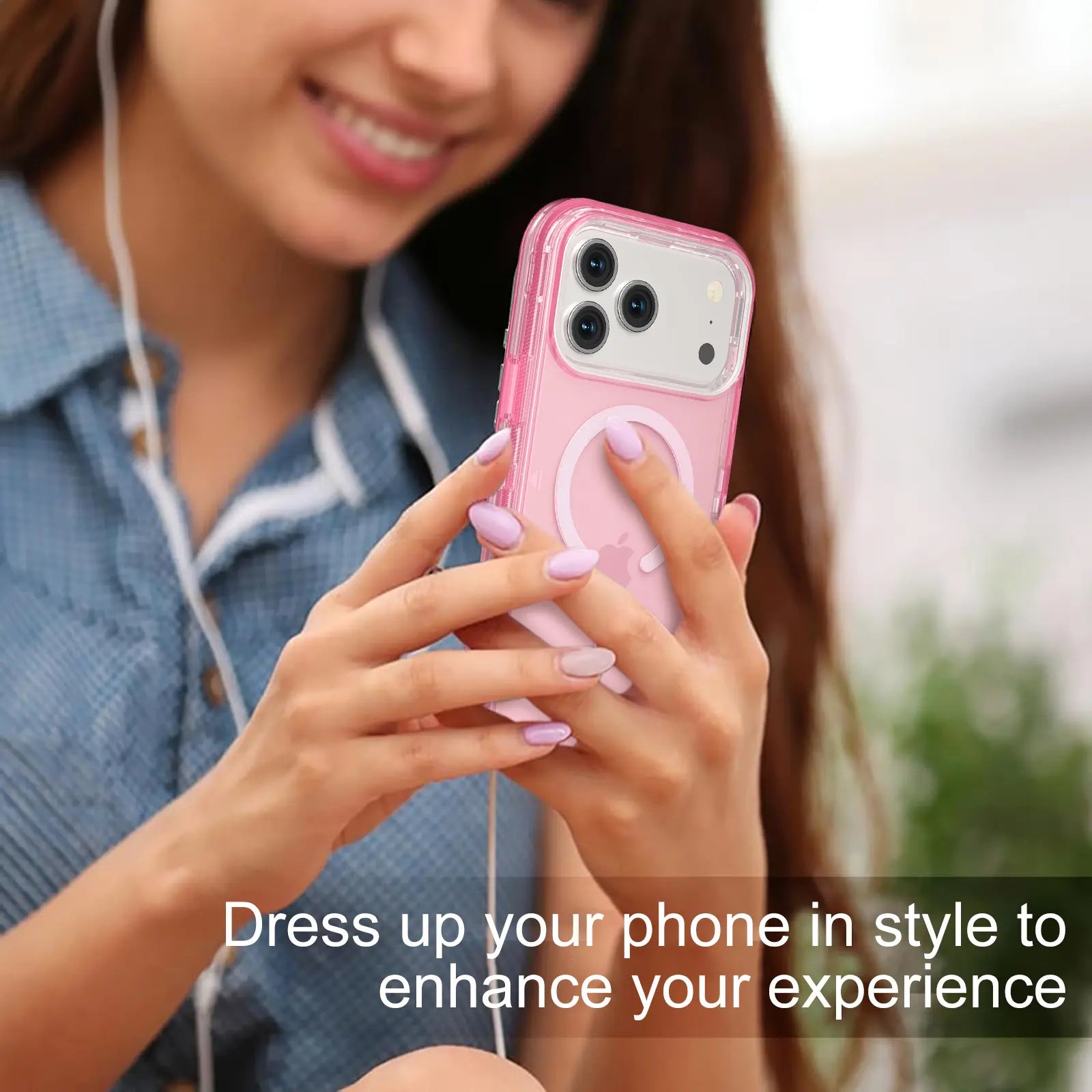 3-in-1 Transparent Phone Case for iPhone 17 Pro Max, Compatible with MagSafe, Durable Dual-Layer Magnetic Design, Heavy-Duty Shockproof and Anti-Drop Protection