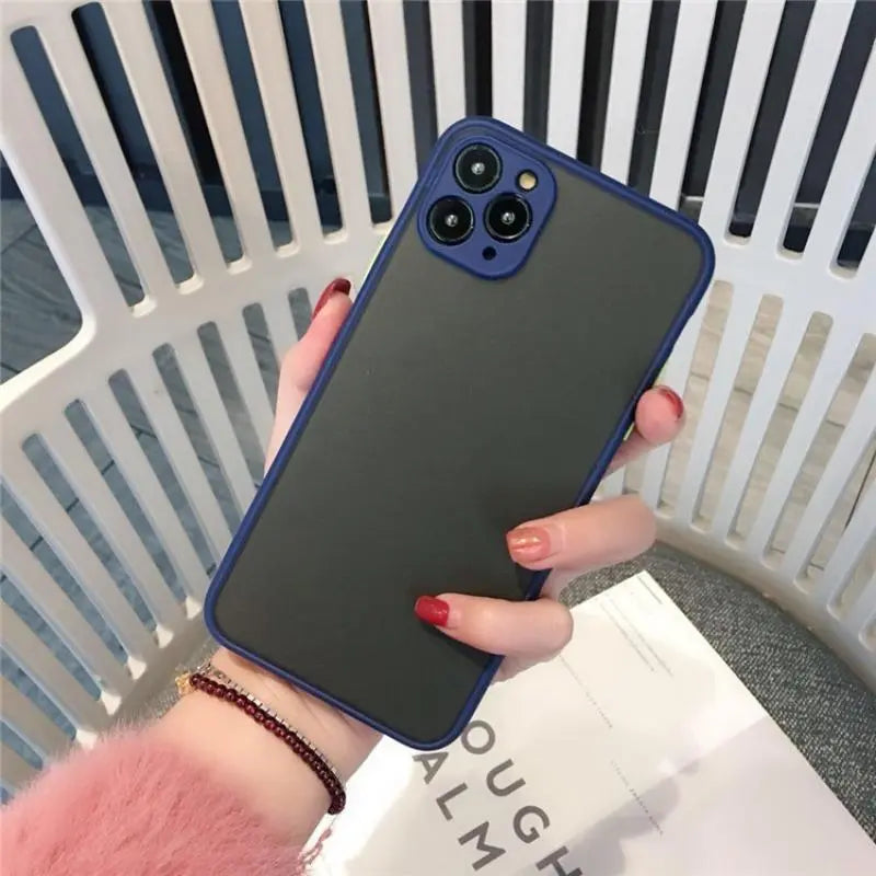 Shockproof Silicone Phone Case - Minimalist Design for iPhone, 1 Count, Ideal Phone Accessory Gift
