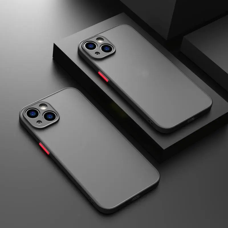 Shockproof Silicone Phone Case - Minimalist Design for iPhone, 1 Count, Ideal Phone Accessory Gift