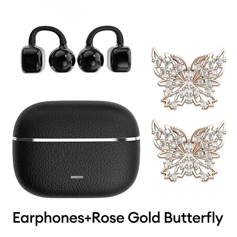 C03 Clip-On Smart Wireless Headset - Premium Bluetooth 6.0 Headphones with DT6.0 Pulse Directional Technology, 360° Immersive ACS Sound, IPX5 Waterproof Rating, Mobile Compatibility, and Sports-Friendly Design for Music and Calls (Android/iOS)