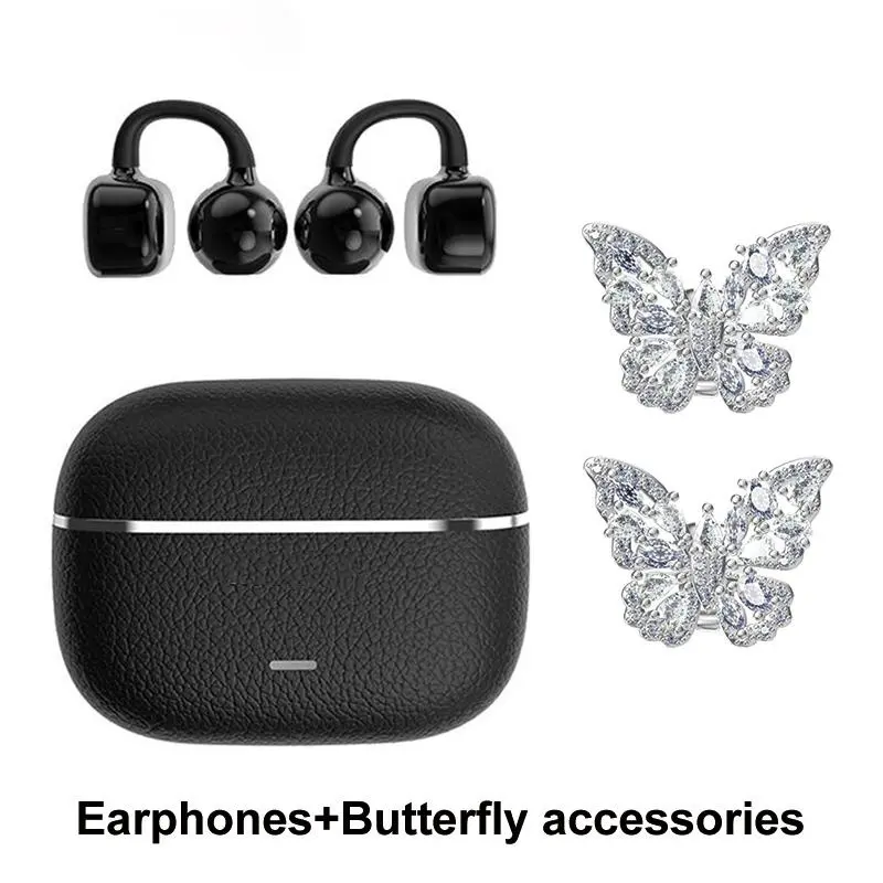 C03 Clip-On Smart Wireless Headset - Premium Bluetooth 6.0 Headphones with DT6.0 Pulse Directional Technology, 360° Immersive ACS Sound, IPX5 Waterproof Rating, Mobile Compatibility, and Sports-Friendly Design for Music and Calls (Android/iOS)