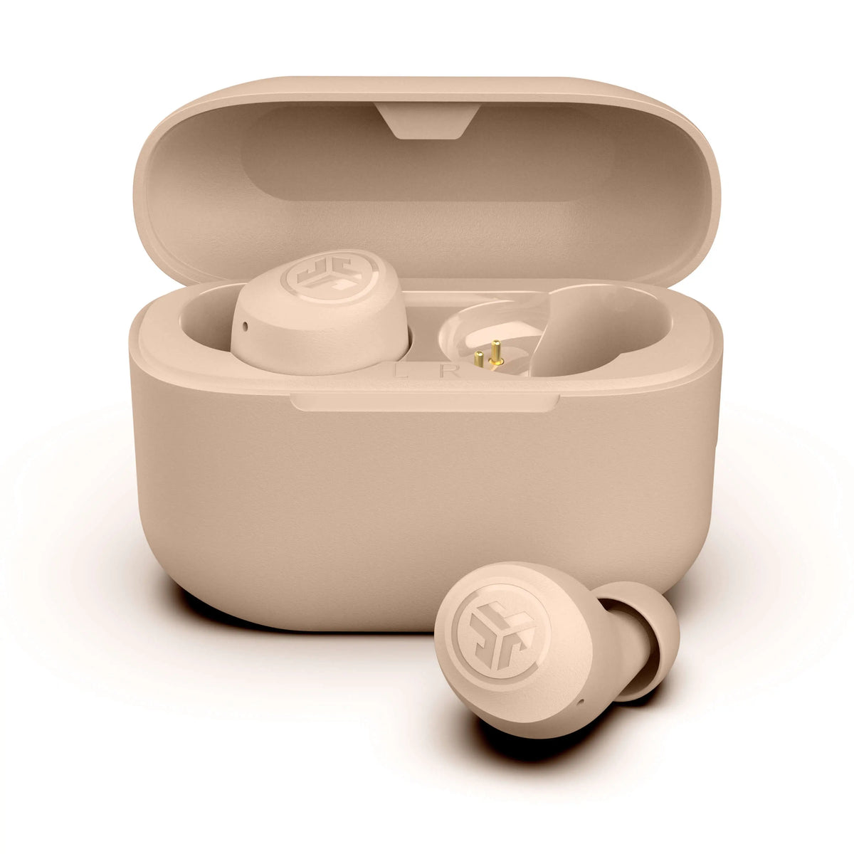 JLab GO Tones+ True Wireless Bluetooth Earbuds - 35+ Hours Playtime, Customizable EQ, Fast Charging, Integrated Cable, Touch Controls