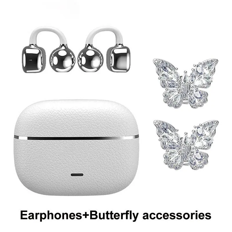 C03 Clip-On Smart Wireless Headset - Premium Bluetooth 6.0 Headphones with DT6.0 Pulse Directional Technology, 360° Immersive ACS Sound, IPX5 Waterproof Rating, Mobile Compatibility, and Sports-Friendly Design for Music and Calls (Android/iOS)