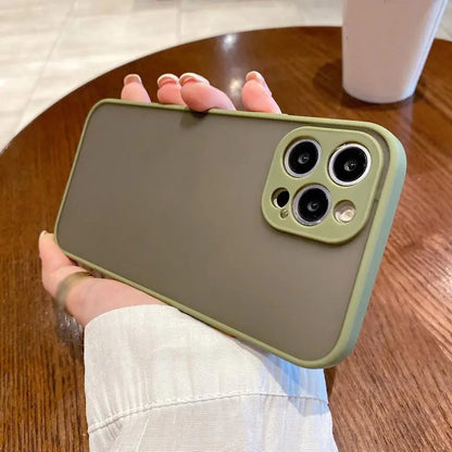 Shockproof Silicone Phone Case - Minimalist Design for iPhone, 1 Count, Ideal Phone Accessory Gift