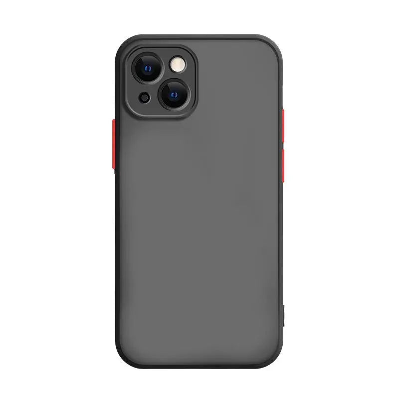 Shockproof Silicone Phone Case - Minimalist Design for iPhone, 1 Count, Ideal Phone Accessory Gift
