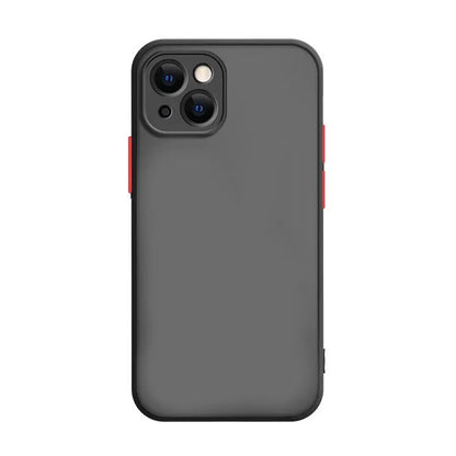 Shockproof Silicone Phone Case - Minimalist Design for iPhone, 1 Count, Ideal Phone Accessory Gift