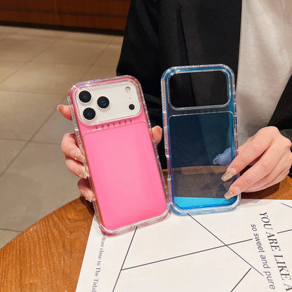 Clear Defender Colorful Hybrid Shockproof Case for iPhone 17 Pro Max, 16, 15, 14, and 13 - Durable Protection for Back to School